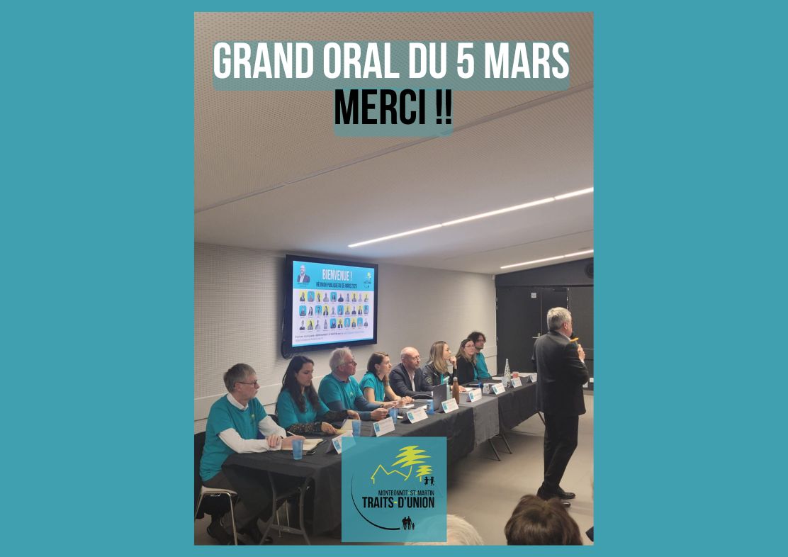 Traits-D&rsquo;Union a passé son Grand Oral !